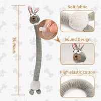 HKM-2153661 Plush Squeaky Crinkle Dog Toys for Puppies and Medium Dogs - Chew and Teething Playtime Activity