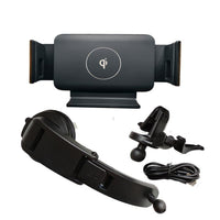HKM-215379 Wireless Car Charger with Vent and Suction Mount for Qi-Enabled Devices