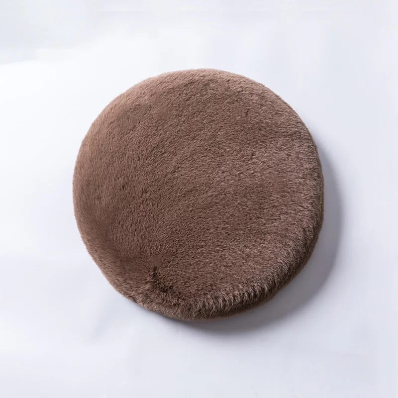HKM-2154045 Winter Velvet Memory Foam Pet Cushion with Removable Cover for Dogs and Cats - 50cm and 40cm Options