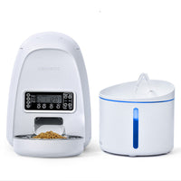 HKM-2155965 Automatic Cat Feeder with Water Dispenser - 2L Capacity, Fresh Food Technology, Multi-Color Options