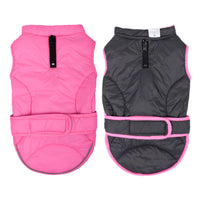HKM-2156605 Waterproof Reflective Outdoor Dog Clothes in Polyester with Adjustable Sizes