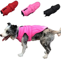 HKM-2156605 Waterproof Reflective Outdoor Dog Clothes in Polyester with Adjustable Sizes