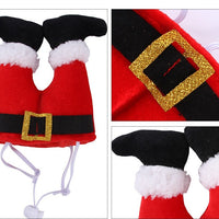 HKM-2156989 Christmas Costume Hat for Dogs and Cats - Cute Fleece Headband for Pet Holiday Parties