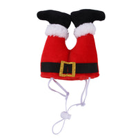 HKM-2156989 Christmas Costume Hat for Dogs and Cats - Cute Fleece Headband for Pet Holiday Parties