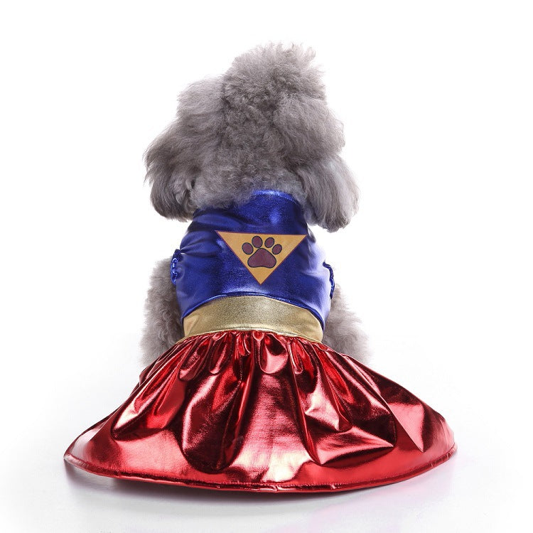 HKM-2158525 Christmas-Themed Dog Clothing in Various Styles and Sizes: Skirts, Dresses, and Costumes