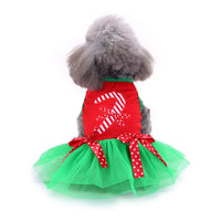 HKM-2158525 Christmas-Themed Dog Clothing in Various Styles and Sizes: Skirts, Dresses, and Costumes