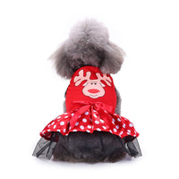 HKM-2158525 Christmas-Themed Dog Clothing in Various Styles and Sizes: Skirts, Dresses, and Costumes