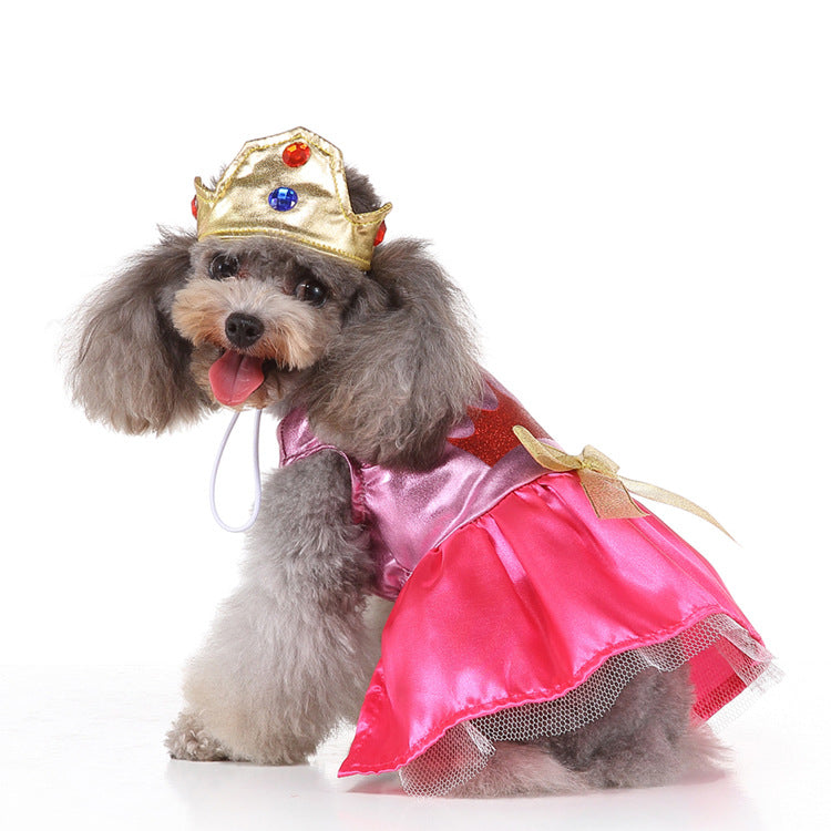 HKM-2158525 Christmas-Themed Dog Clothing in Various Styles and Sizes: Skirts, Dresses, and Costumes