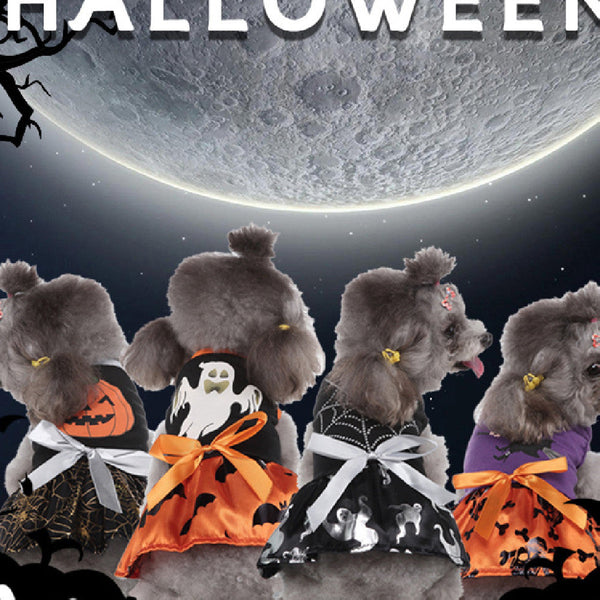 HKM-2158525 Christmas-Themed Dog Clothing in Various Styles and Sizes: Skirts, Dresses, and Costumes