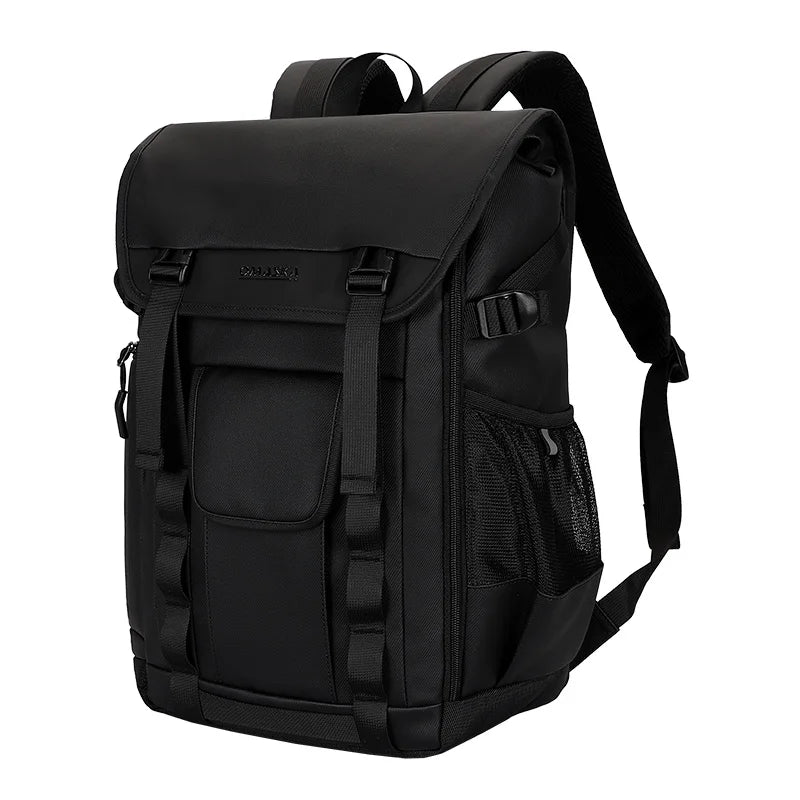 HKM-215891 Large Capacity Waterproof Nylon Men's Backpack for 17-Inch Laptop