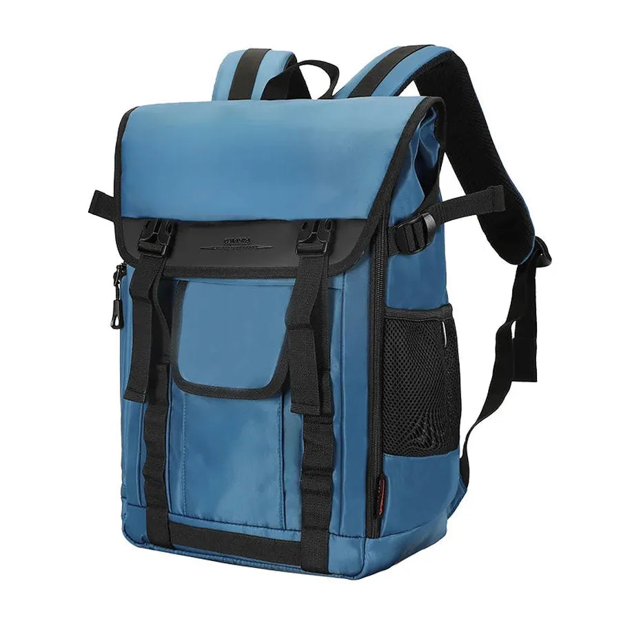 HKM-215891 Large Capacity Waterproof Nylon Men's Backpack for 17-Inch Laptop