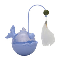 HKM-2159421 Interactive Cat Teaser Tumbler with Freeze-Dried Treats & Dropping Ball