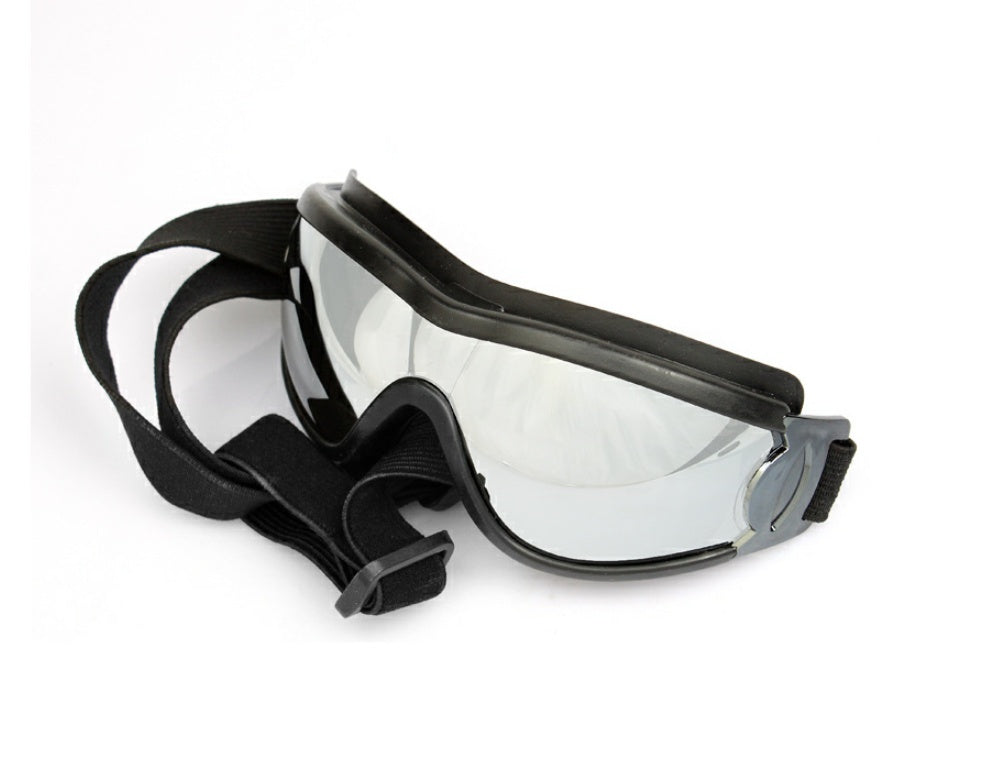 HKM-2159549 Waterproof UV Protecting Dog Goggles for Large Dogs - Black PVC Frame and PC Lens