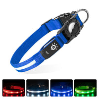 HKM-2159933 IPX7 Waterproof Pet Collar with LED Light Beads in Multiple Colors