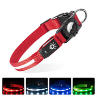 HKM-2159933 IPX7 Waterproof Pet Collar with LED Light Beads in Multiple Colors