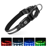HKM-2159933 IPX7 Waterproof Pet Collar with LED Light Beads in Multiple Colors