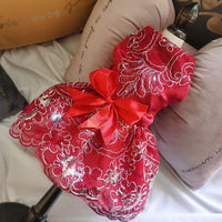 HKM-2162109 Elegant Princess Skirt for Dogs and Cats - Polyester Pet Clothing