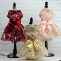 HKM-2162109 Elegant Princess Skirt for Dogs and Cats - Polyester Pet Clothing