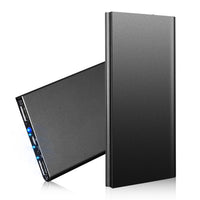 HKM-216211 20000mAh Ultra-Thin Power Bank with Dual USB Ports and Emergency Flashlight