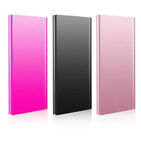 HKM-216211 20000mAh Ultra-Thin Power Bank with Dual USB Ports and Emergency Flashlight