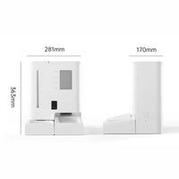 HKM-216275 Smart Automatic Pet Feeder and Water Fountain with App Control and Camera