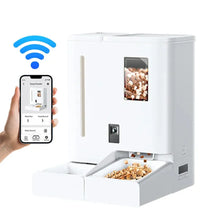 HKM-216275 Smart Automatic Pet Feeder and Water Fountain with App Control and Camera