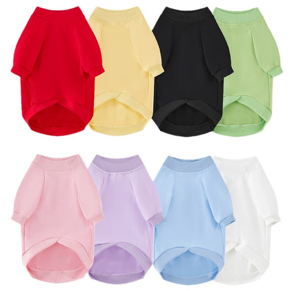 HKM-2163005 Cozy Cotton Pullover Sweater for Pets in Various Colors and Sizes