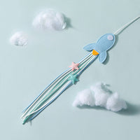 HKM-2165181 Cat Teaser Toy with Feathers and Long Bite-Resistant Pole for Engaging Playtime