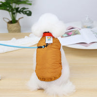 HKM-2166077 Puppy Velvet Vest for Autumn and Winter - Stylish Two-Legged Pet Clothing