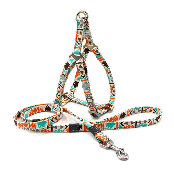 HKM-2166973 Lovely Stylish Pet Strap Vest with Traction Rope for Dogs - Multiple Color Options Available