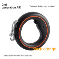 HKM-2167485 Automatic Retractable Dog Leash with Colorful LED Light and Durable Acrylic Design 3M Length