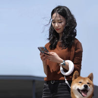 HKM-2167485 Automatic Retractable Dog Leash with Colorful LED Light and Durable Acrylic Design 3M Length