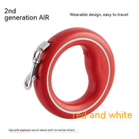 HKM-2167485 Automatic Retractable Dog Leash with Colorful LED Light and Durable Acrylic Design 3M Length