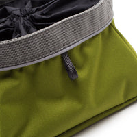 HKM-2169533 Collapsible Waterproof Pet Bowl for Food and Water, Eco-Friendly Materials, Green Color, 20x20x9.5 CM
