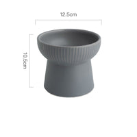 HKM-2169661 High Foot Ceramic Cat Bowl - 300ml Capacity for Food and Water