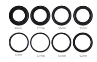 HKM-217043 Ring Flash with LCD Display for Macro Photography - Adjustable Brightness, 8 Adapter Rings, 4 Color Diffusers