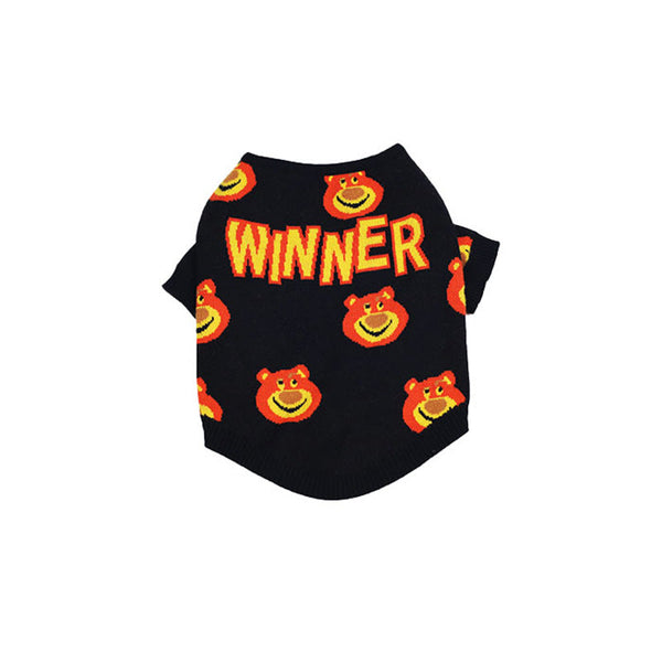 HKM-2171453 Warm and Cozy Black Plush Cat Sweater for Modern Style