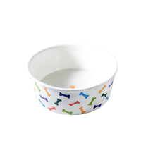 HKM-2173629 Ceramic Round Pet Bowl - Dishwasher and Microwave Safe, 10-10.9cm Diameter