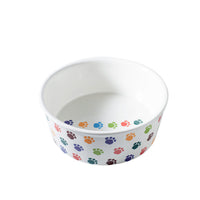 HKM-2173629 Ceramic Round Pet Bowl - Dishwasher and Microwave Safe, 10-10.9cm Diameter