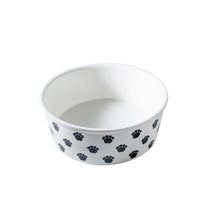 HKM-2173629 Ceramic Round Pet Bowl - Dishwasher and Microwave Safe, 10-10.9cm Diameter