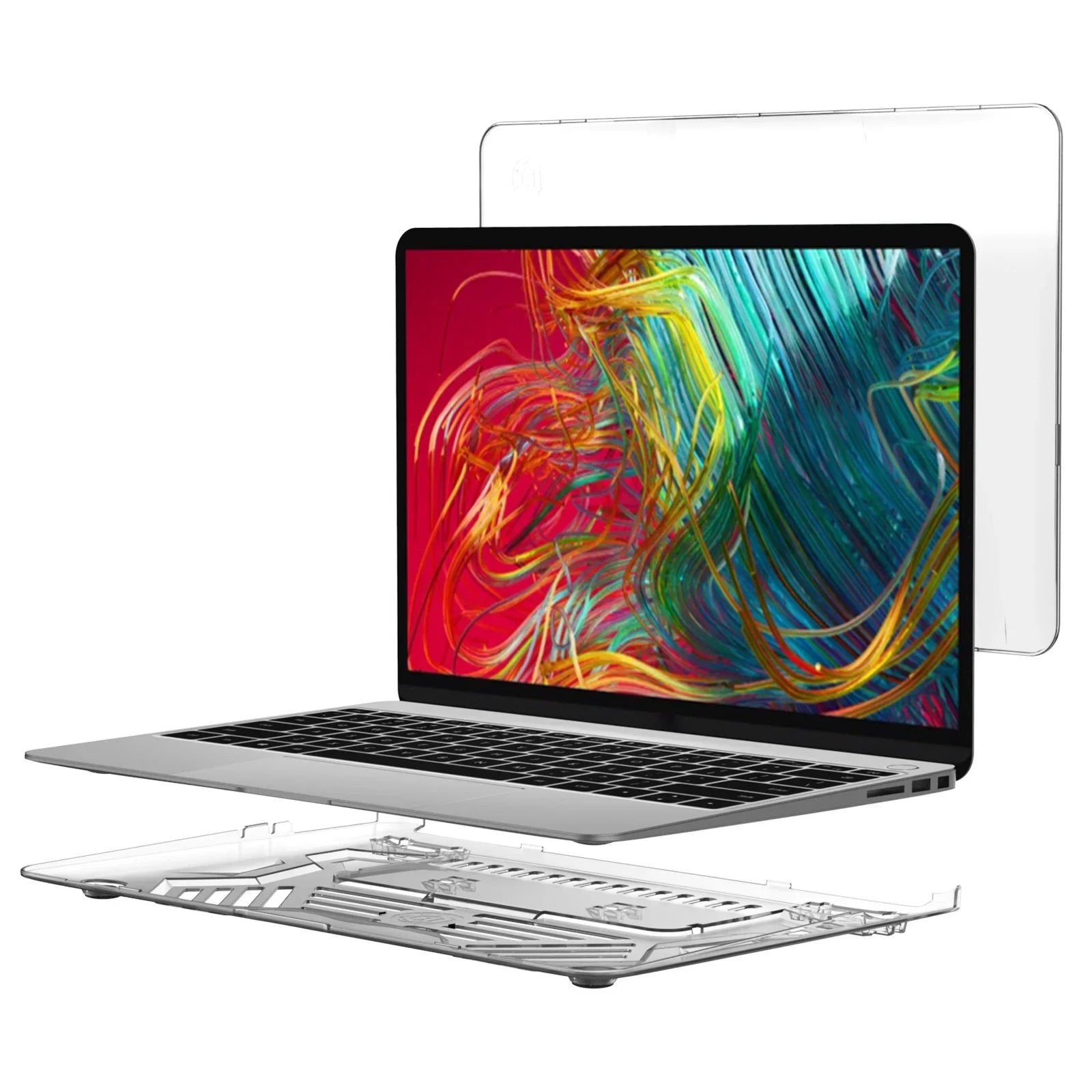 HKM-217363 Invisible Foldable Hardshell Case and Stand for MacBook Pro 13 Inch M1 2020 A2289 A2251