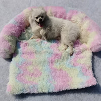 HKM-217363 Removable And Washable Plush Blanket For Kennel