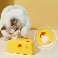 HKM-217427 Creative Cheese Style Electric Smart Cat Toy