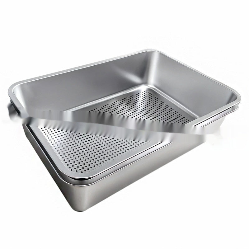HKM-2174909 Extra Large Leak-Proof Cat Litter Box with Detachable Sand Leakage Basin - Ideal for Cats and Kittens