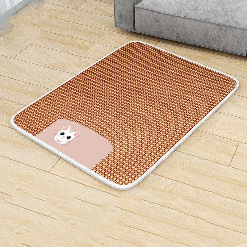 HKM-2175293 Cooling Pet Mat for Small and Large Pets – Pink & Blue Options in Multiple Sizes