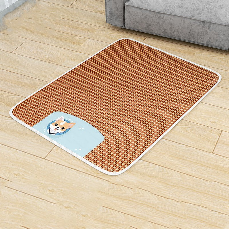 HKM-2175293 Cooling Pet Mat for Small and Large Pets – Pink & Blue Options in Multiple Sizes