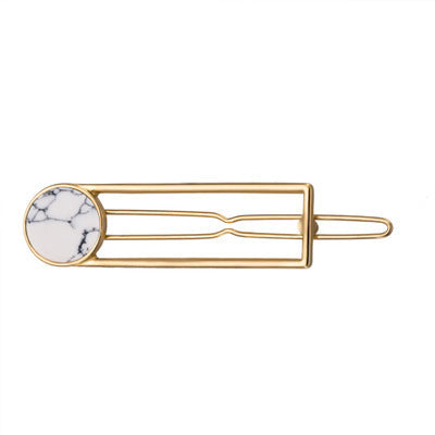 HKM-217555 Chic Alloy Geometric Hairpin in Various Styles and Colors