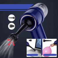 HKM-217555 Portable 2-in-1 Car Vacuum Cleaner with Strong Suction and Large Battery Capacity