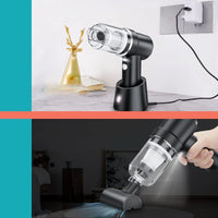 HKM-217555 Portable 2-in-1 Car Vacuum Cleaner with Strong Suction and Large Battery Capacity