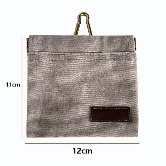 HKM-2175677 Portable Dog Training Snack Bag with Oil Resistance and Carabiner - Durable Food Dispenser Pouch for Pet Training